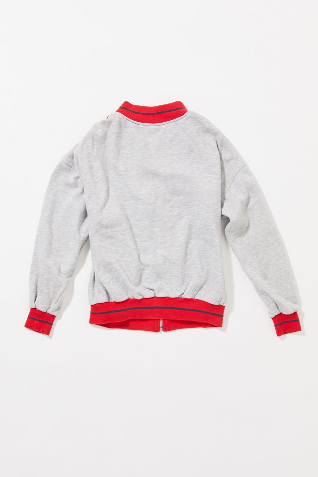 Vintage adidas Red And Grey Track Jacket #1