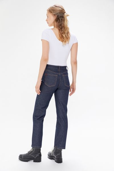 BDG High-Waisted Straight Jean - Rinsed Denim | Urban Outfitters