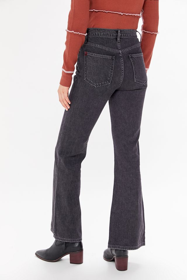 BDG Tati High-Waisted Slit Flare Jean - Washed Black Denim #2