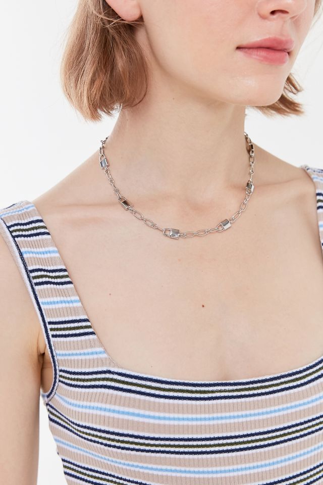 Multi-Lock Chain Necklace #1