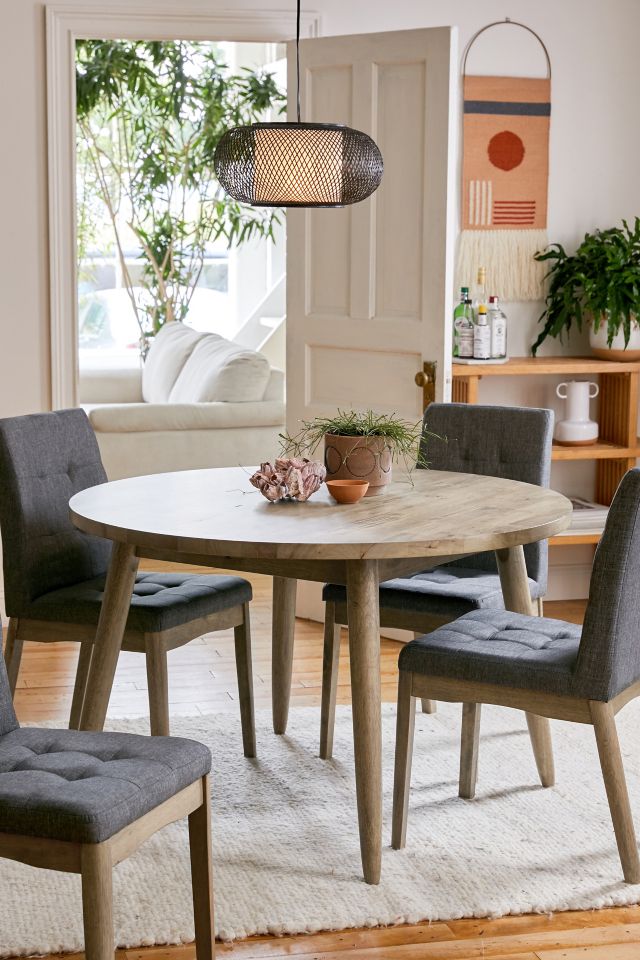 Round modern dining online set