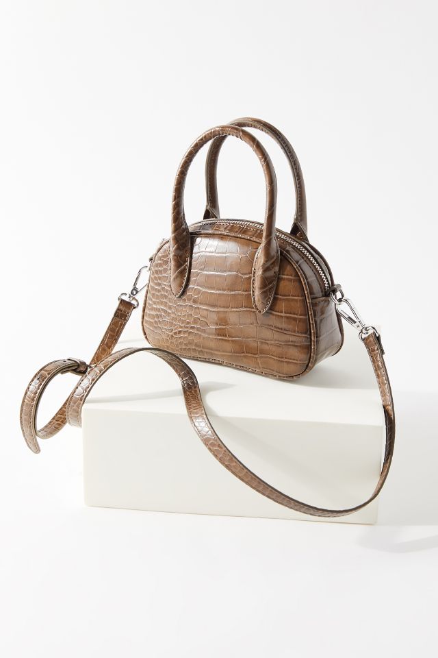 Ingrid Top Handle Bowler Crossbody Bag