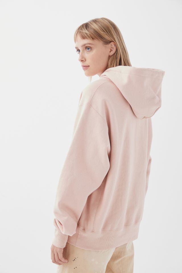 Pink champion outlet hoodie urban outfitters