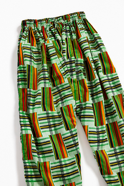 Retro Stripes Pant in Washed Emerald