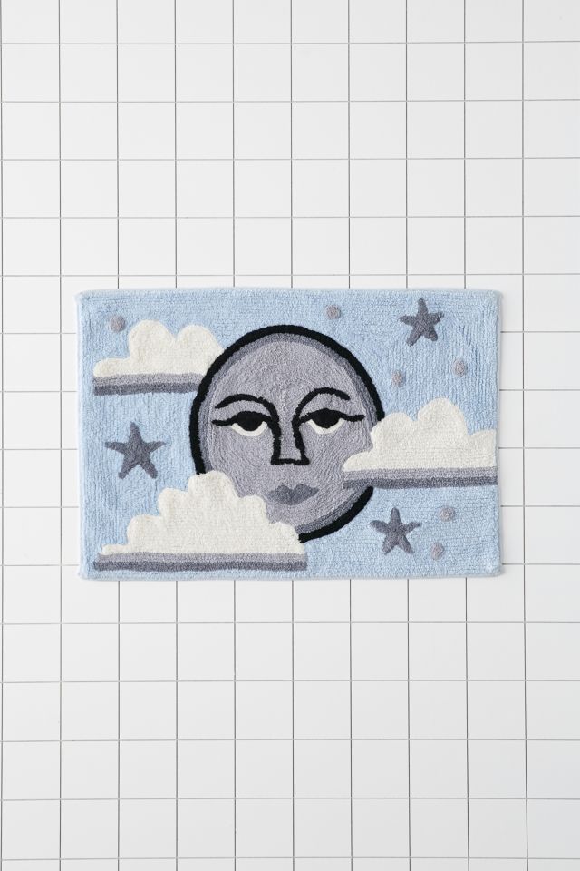 Moon Face Bath Mat #1