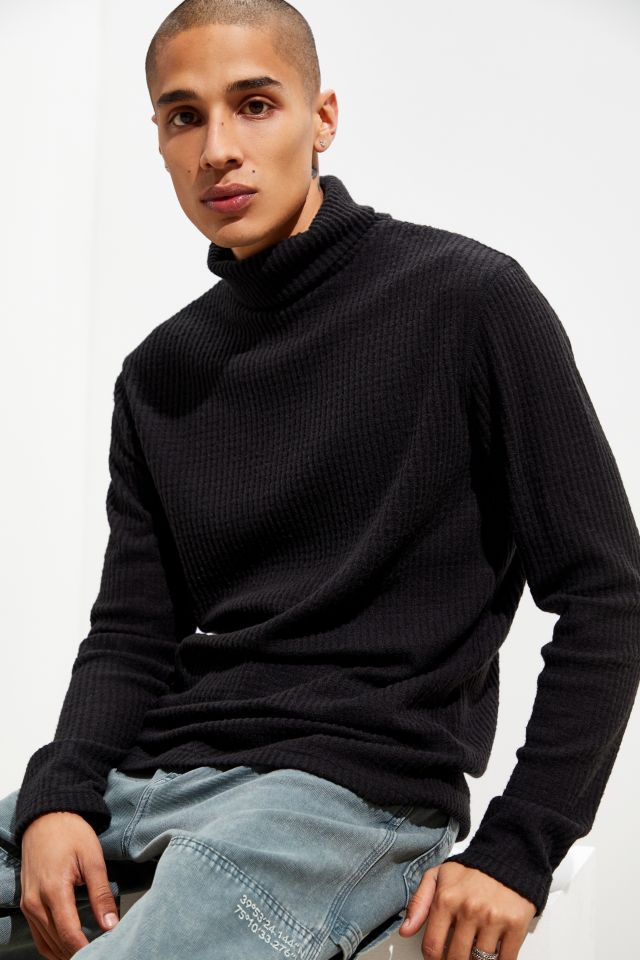 UO Joseph Waffle Turtleneck Shirt | Urban Outfitters