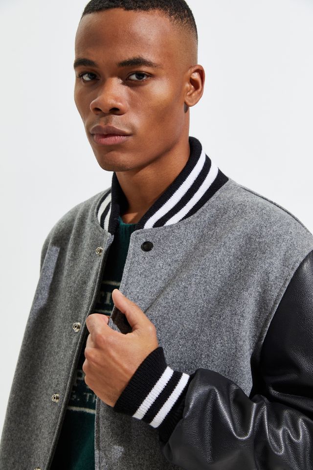 Golden Bear Albany Letterman Varsity Jacket  #3