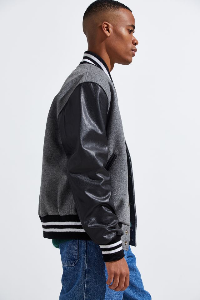 Golden Bear Albany Letterman Varsity Jacket  #4