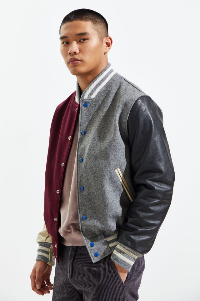 Golden Bear UO Exclusive Colorblock Varsity Jacket  #2