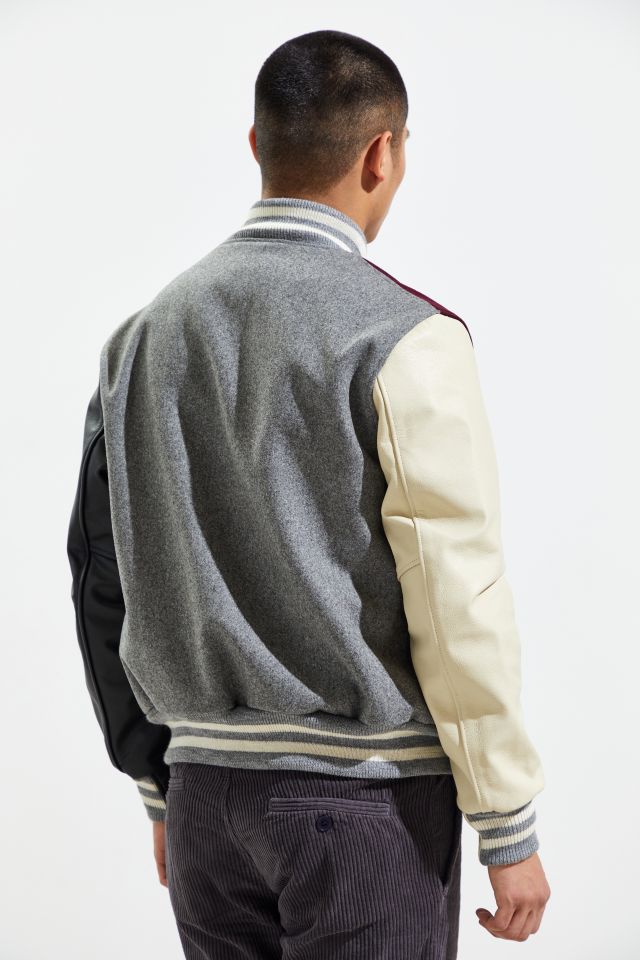 Golden Bear UO Exclusive Colorblock Varsity Jacket  #4