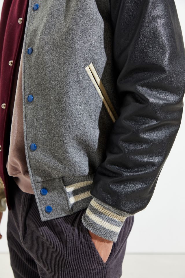 Golden Bear UO Exclusive Colorblock Varsity Jacket  #5