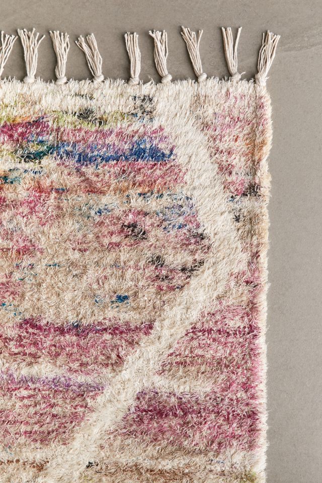 Rey Printed Shag Rug | Urban Outfitters