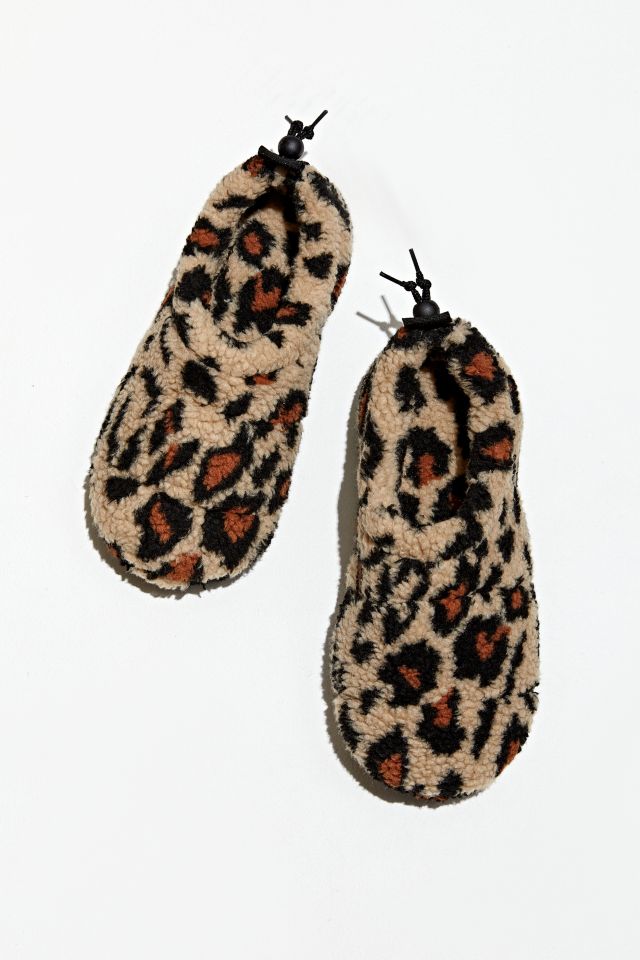 UO Printed Sherpa Slipper  #1
