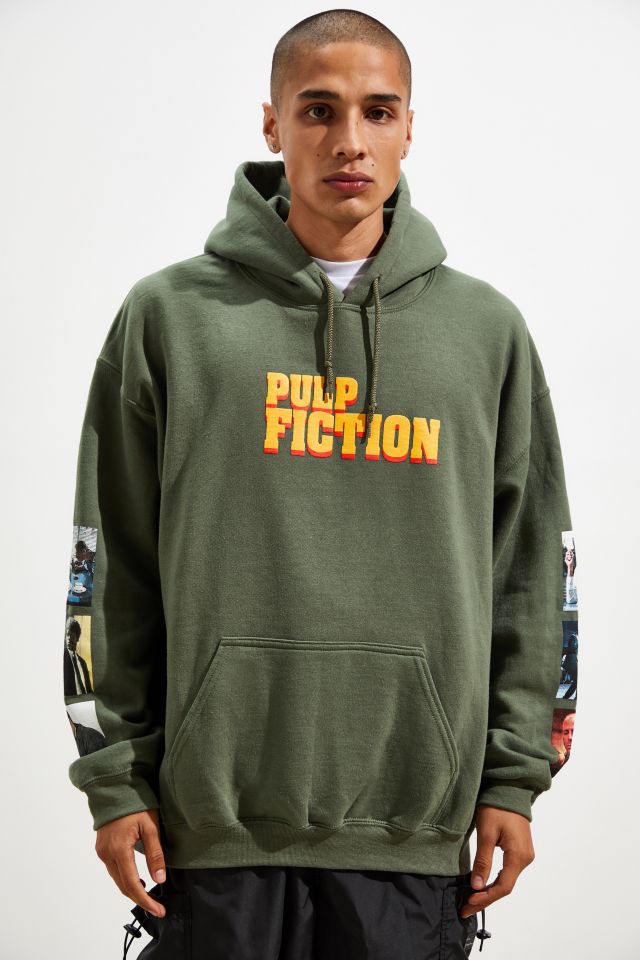 Pulp Fiction Puff Print Hoodie Sweatshirt