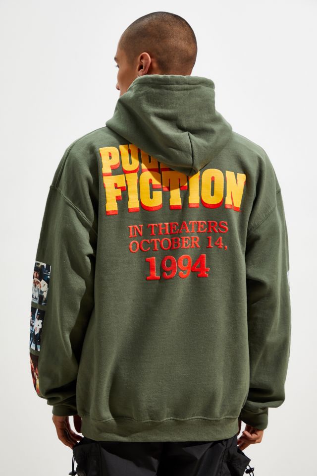 Pulp Fiction Puff Print Hoodie Sweatshirt