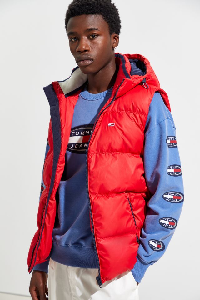 Tommy Jeans Essential Down Gilet Puffer Vest | Urban Outfitters