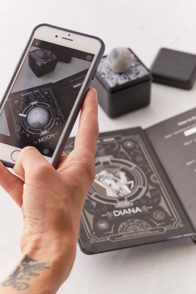 Ensemble de Cahier de Réalité Augmentée Lunaire AstroReality et Mini Lune #1