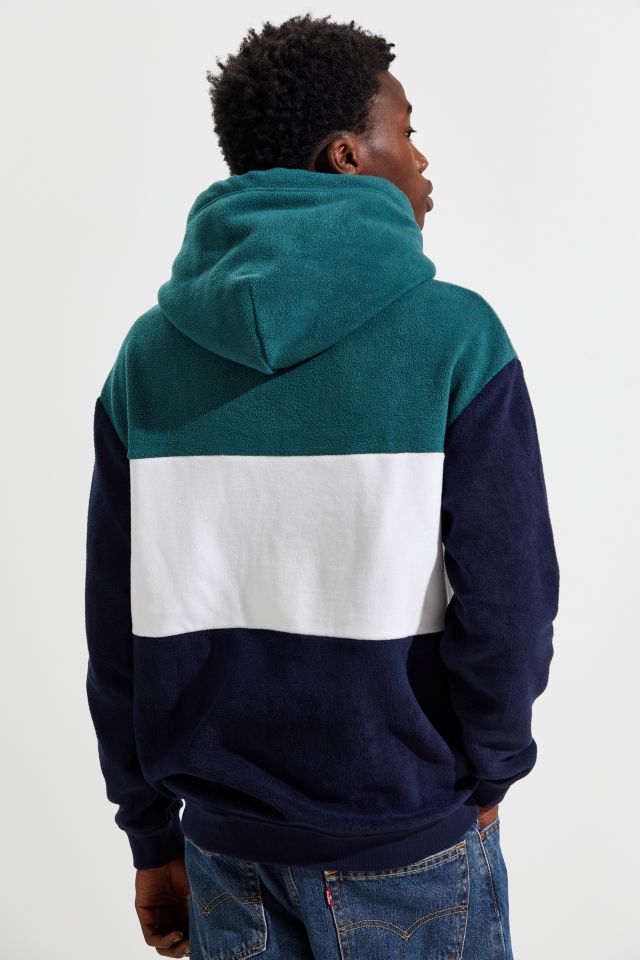 Tommy Hilfiger Bold Colorblock Stripe Polar Fleece Hoodie  #4