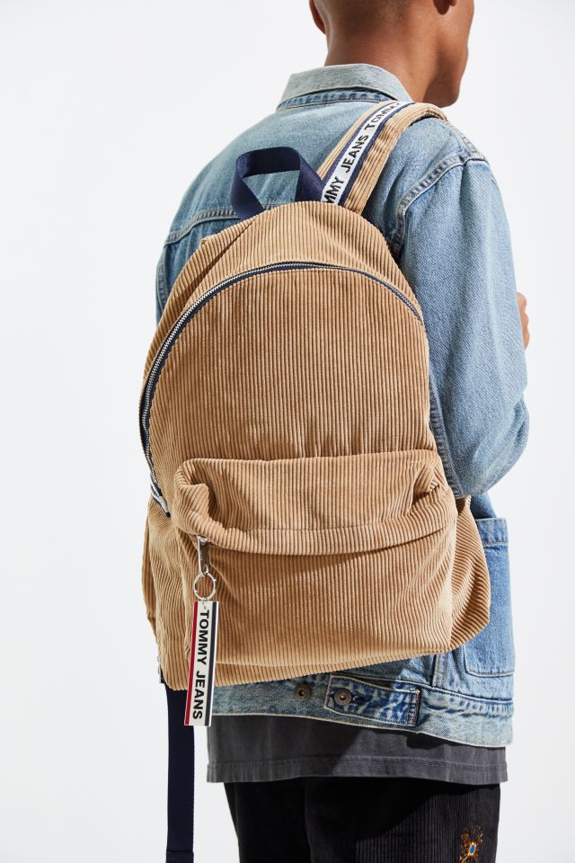 Tommy Hilfiger Logo Tape Corduroy Backpack  #1