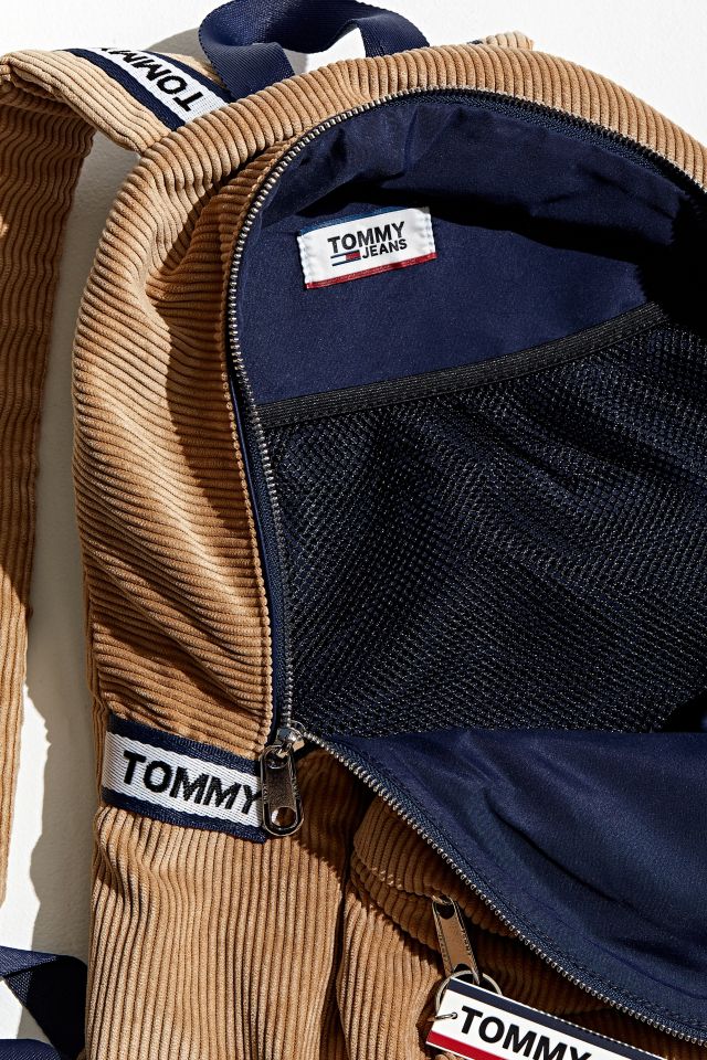 Tommy Hilfiger Logo Tape Corduroy Backpack  #4
