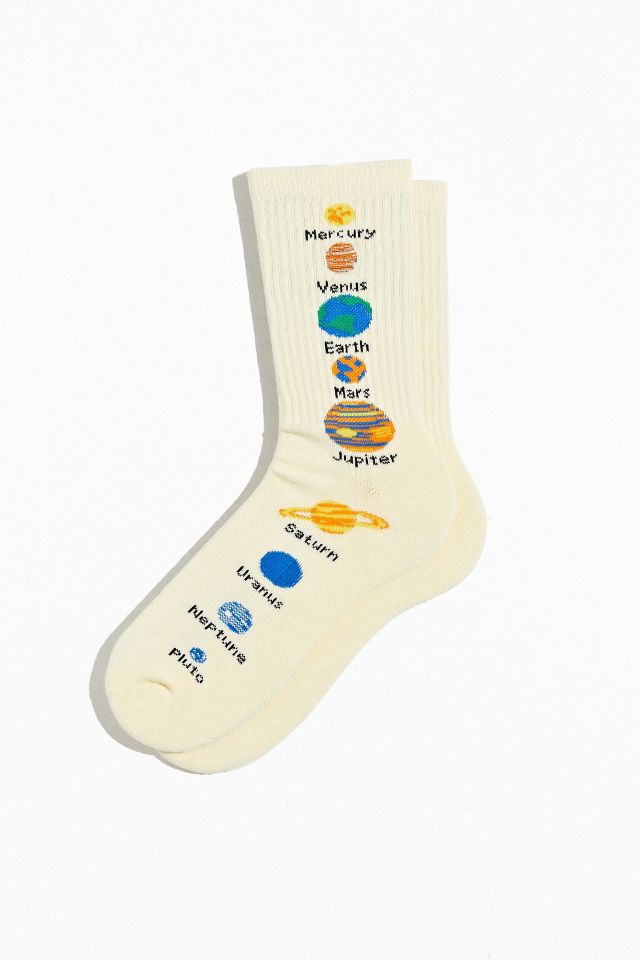 Planets Crew Sock #1