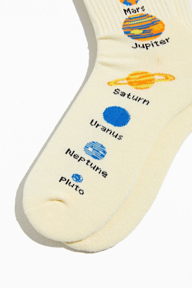 Planets Crew Sock #3