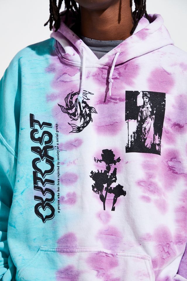 Outcast Dip Dye Hoodie Sweatshirt    #2
