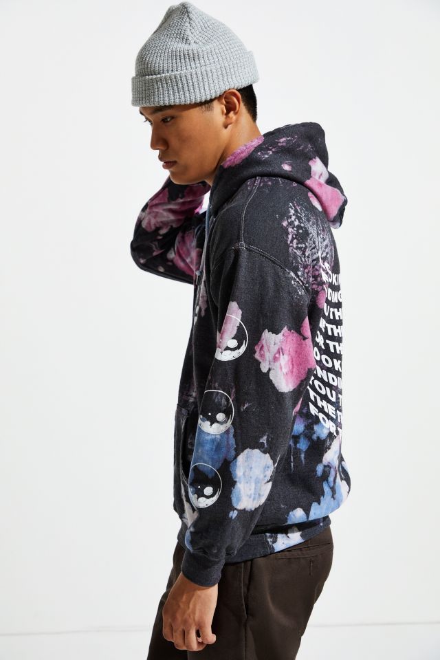 Look Into The Soul Bleach Dyed Hoodie Sweatshirt   #2