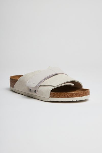 Shop Birkenstock Arizona Kyoto Sandal In White At Urban Outfitters