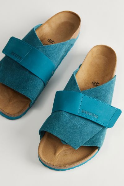 Birkenstock Arizona Kyoto Sandal In Deep Turquoise At Urban Outfitters In Blue