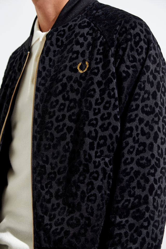 Fred Perry Leopard Track Jacket | Urban Outfitters