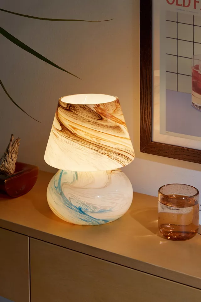 Urban Outfitters Ansel Glass Table Lamp