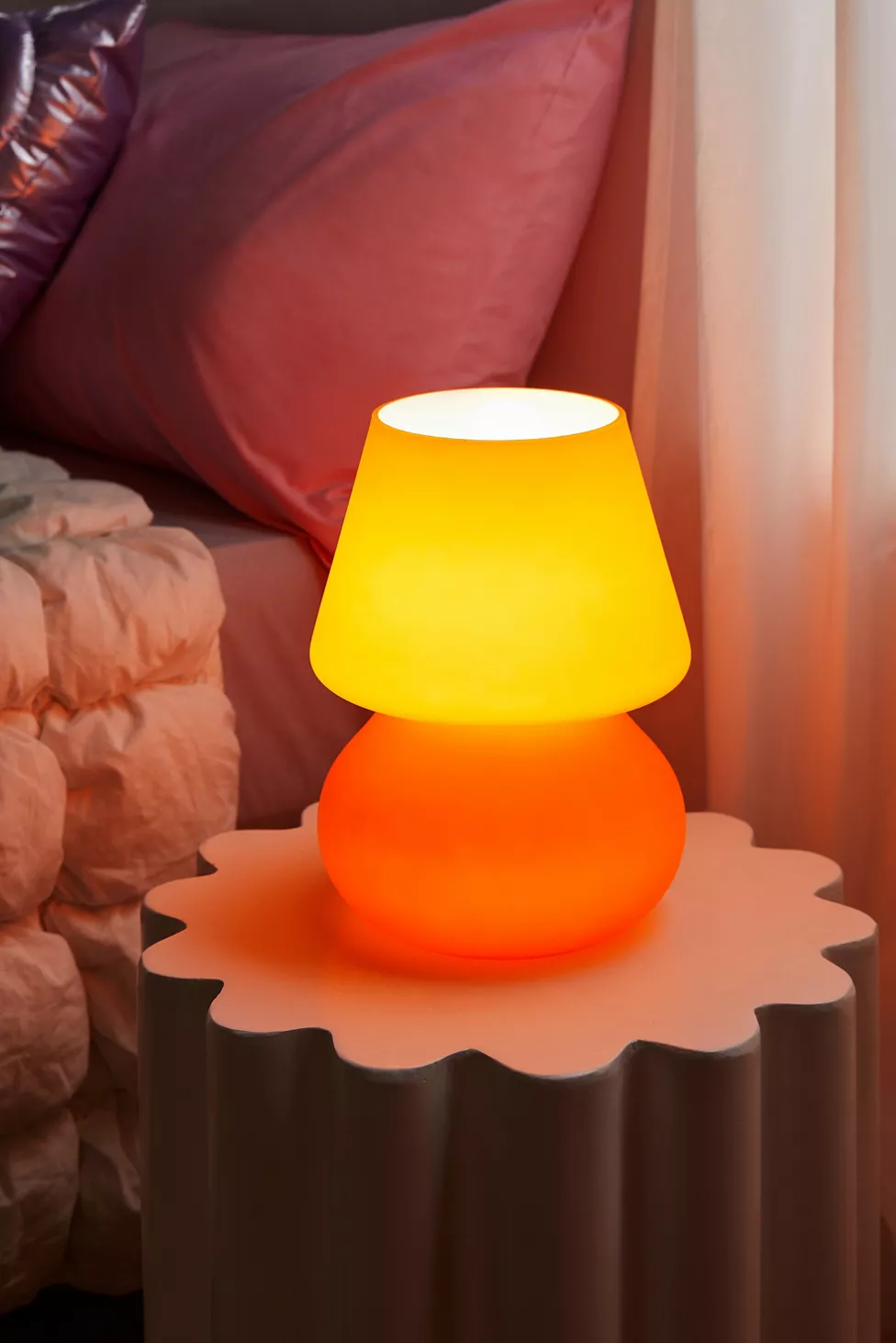 UO Ansel Glass Table Lamp