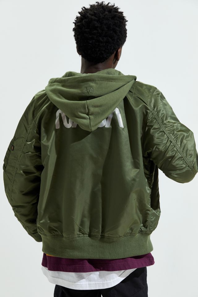 Alpha Industries L-2B NASA II Hooded Bomber Jacket #4