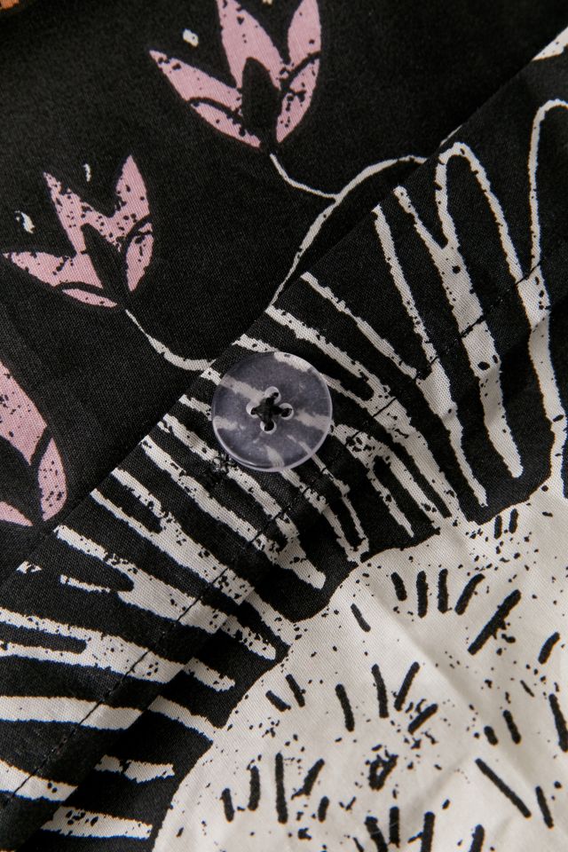 Shelby Woodblock Floral Duvet Set #5
