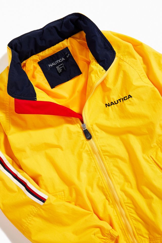 Nautica Vintage Yellow Reversible Windbreaker Jacket Men Size XL –  apthriftfashion