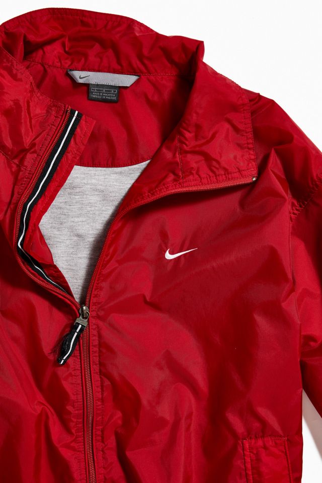 Continuación temperatura Eficacia Vintage Nike '90s Red Windbreaker Jacket | Urban Outfitters