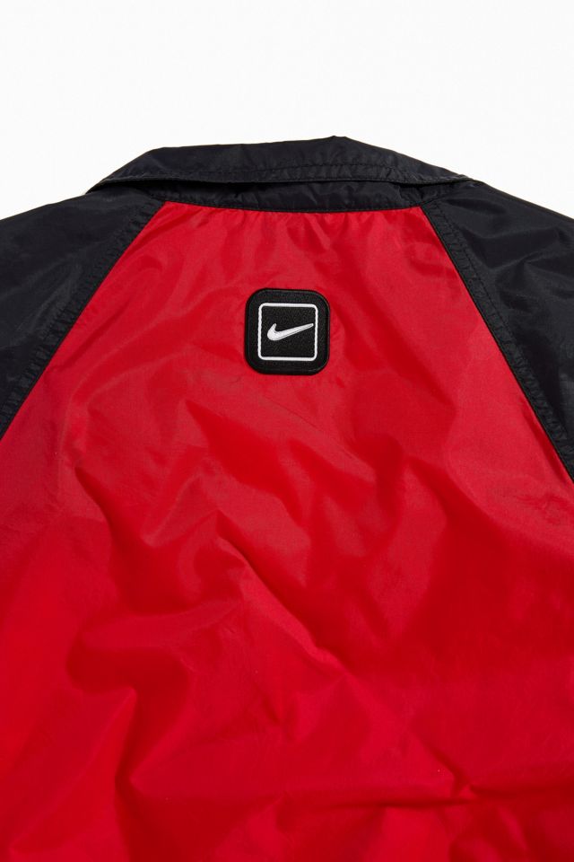 Vintage Nike ‘90s Red Colorblock Windbreaker Jacket #3