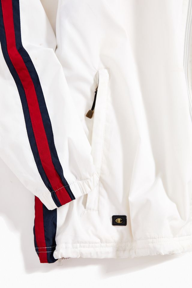 Vintage Champion ‘90s White Windbreaker Jacket #3