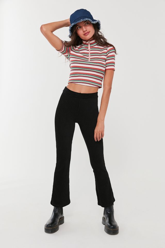 UO Kori Striped Half-Zip Top #1