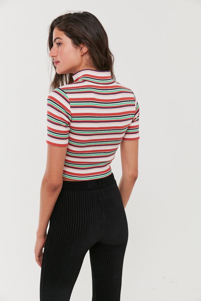 UO Kori Striped Half-Zip Top #3