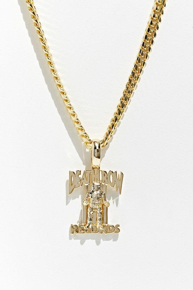 King Ice X Death Row Records Necklace | Urban Outfitters