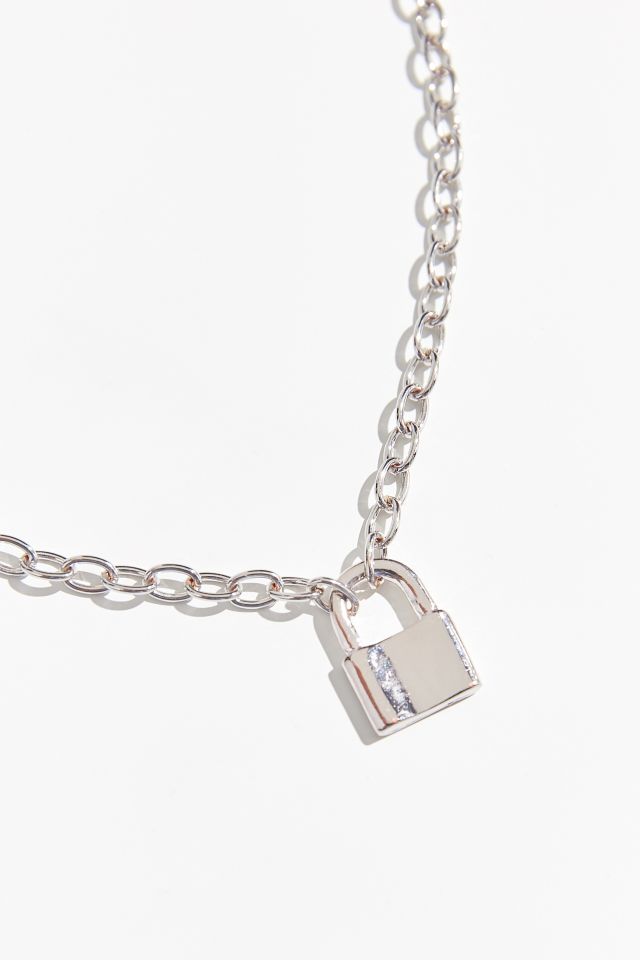 Lock Chain Necklace  Urban Outfitters Japan - Clothing, Music