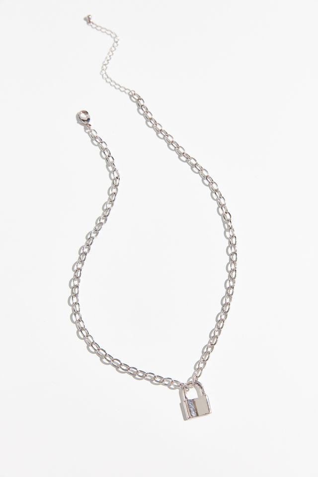 Lock Chain Necklace  Urban Outfitters Japan - Clothing, Music