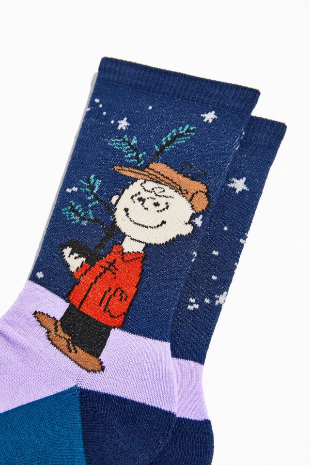 Charlie Brown Christmas Crew Sock  #2