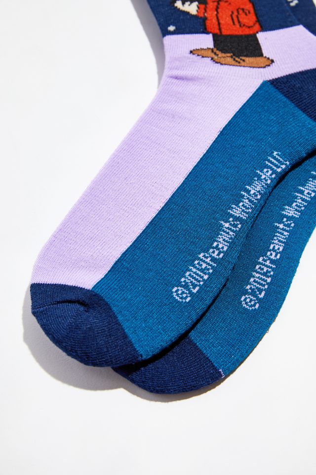 Charlie Brown Christmas Crew Sock  #3
