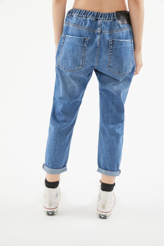 One Teaspoon Shabbies Drawstring Boyfriend Jean – Indiana Blue #1