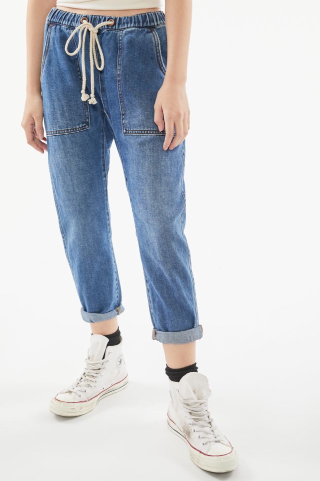 One Teaspoon Shabbies Drawstring Boyfriend Jean – Indiana Blue #2