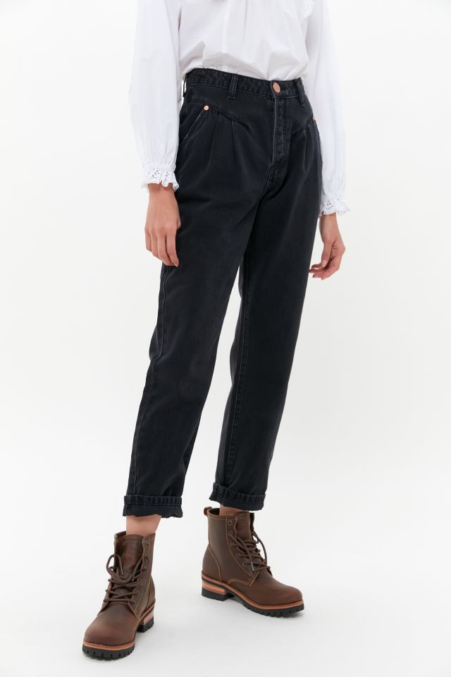 One Teaspoon ‘80s High-Waisted Jean – Double Black #1