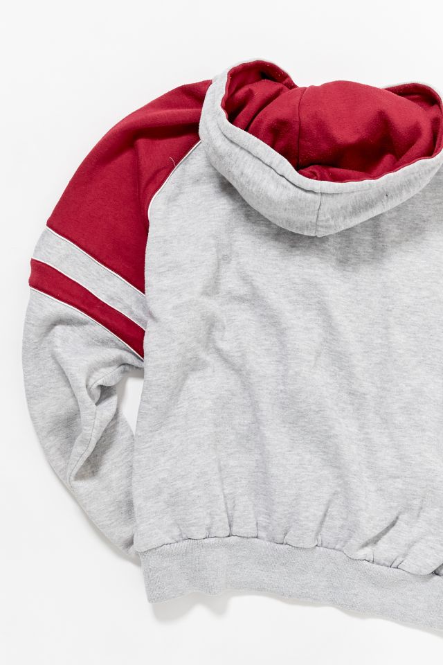 Vintage Nike '90s Grey Zip-Up Hoodie Sweatshirt | Urban